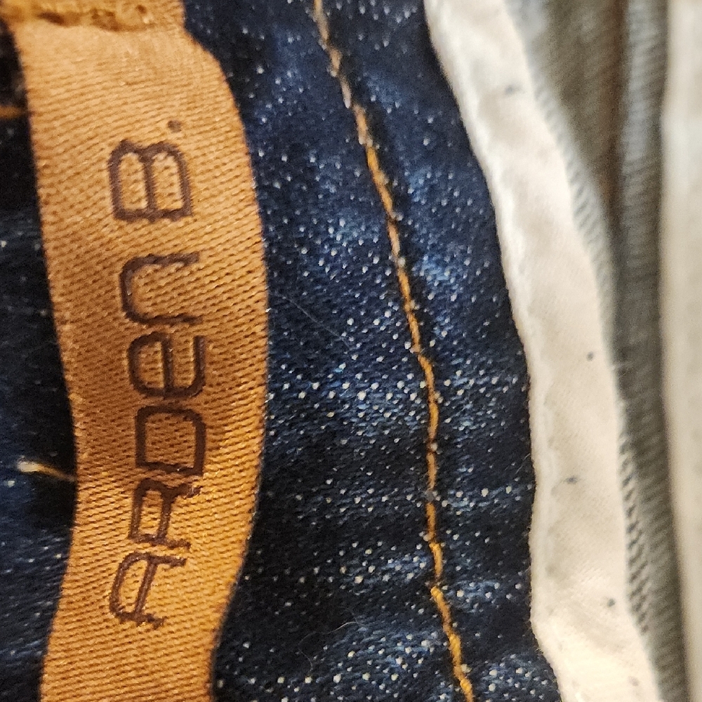 Arden B Navy Denim with Tan Stitching - Picture 2 of 3